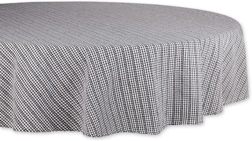 Miniatura 18 de DII Farmhouse Gingham, colección de mesa a cuadros, camino de mesa, 14x72, negro