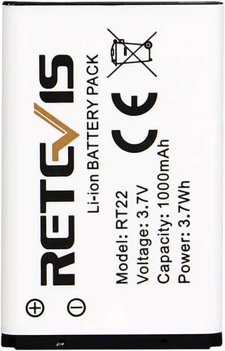 Retevis RT22 RT22S RT15 RT19 Batería de radio bidireccional 3.7 V 1000 mAh Batería original de iones de litio compatible con Walkie Talkies RT22
