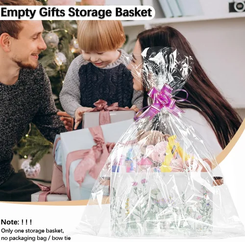 Miniatura 7 de Pardick Paquete de 2 cajas de almacenamiento plegables grandes para hierbas y flores silvestres, coloridas cajas de almacenamiento de tela de lona