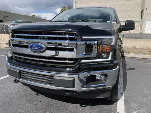 Miniatura 6 de AlphaRex Faros delanteros negros de la serie PRO para Ford F-150 2018-2020 Negro (AXHL-FF18-PPT-B-A)