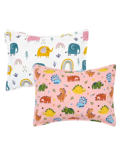 Miniatura 65 de ALVA BABY - Paquete de 2 fundas de almohada de algodón orgánico para niños pequeños, de 13 x 18 pulgadas o 12 x 16 pulgadas, fundas de almohada