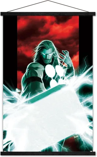 Miniatura 6 de Trends International Marvel Comics - Thor - Mjolnir Wall Poster, 14.725" x 22.375", Premium Unframed Version Versión premium sin marco