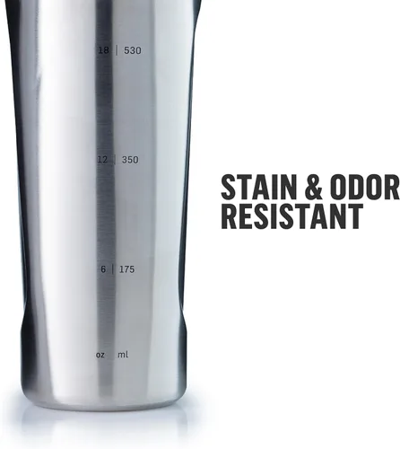 Miniatura 6 de BlenderBottle Radian - Botella agitadora de acero inoxidable con aislamiento, 26 onzas, rosa (paquete de 15)