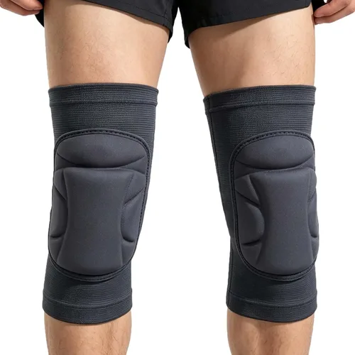 Rodilleras de voleibol para hombres y mujeres, lucha, fútbol, baloncesto, rodilleras deportivas antideslizantes para patinaje, rodilleras suaves con