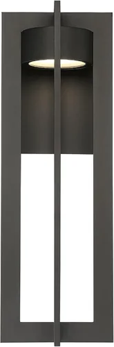 Miniatura 5 de Lámpara de pared LED para interiores y exteriores de 16 pulgadas de cámara 3000K en bronce