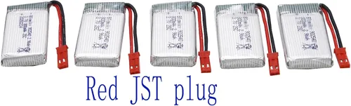 Miniatura 6 de Blomiky Paquete de 5 baterías recargables de 3.7 V 800 mAh 25C Li-po JST y placa 4 en 1 para MJX X300C X400W X600 X800 RC Quadcopter Drone / 3.7V