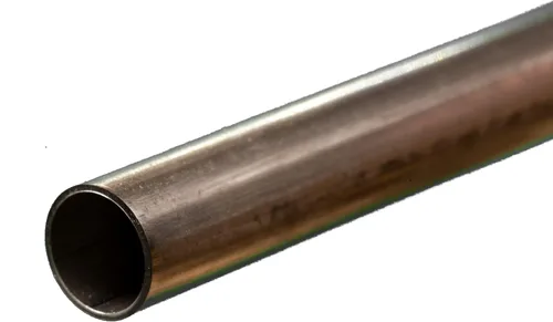 Miniatura 2 de K&S 87123 - Tubo redondo de acero inoxidable, 1/2 pulgada de diámetro exterior x 22 GA x 12 pulgadas de largo, 1 tubo, fabricado en Estados Unidos