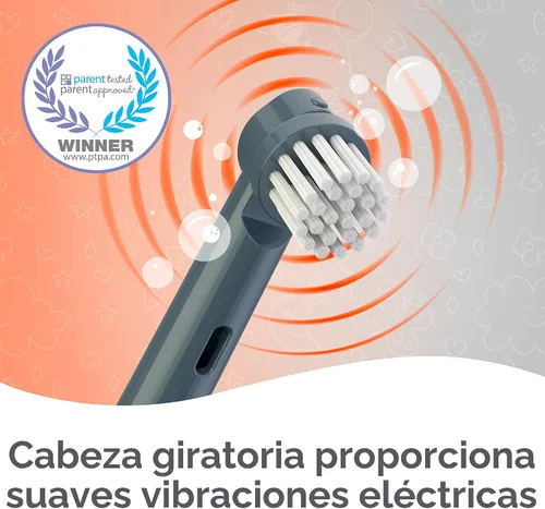Miniatura 4 de Brusheez Juego de Cepillo de Dientes Eléctrico para Niños - Seguro y Eficaz para Edades de 3+ - Probado y Aprobado por Padres con Cerdas Suaves, 2