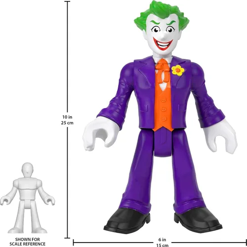 Miniatura 6 de Fisher-Price Imaginext DC Super Friends - Figura de juguete preescolar de The Joker XL de 10 pulgadas para juegos de simulación a partir de 3 años