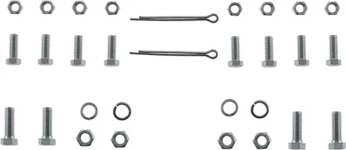 Miniatura 8 de Soportes de Guardabarros para Camiones Semi, Angledown, 28", Barra Tipo Acero Cuadrado de 0.640" - 1 Par de Soportes de Guardabarros para Camiones