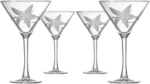 Miniatura 14 de Rolf Glass Starfish - Copas de vino multiusos de 18 onzas, juego de 4 copas de vino grandes, sin plomo, copas de vino grandes grabadas, fabricadas