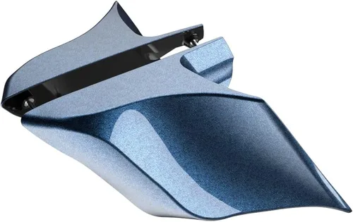 Miniatura 35 de Advanblack Barracuda - Cubiertas laterales estiradas plateadas (brillantes), paneles extendidos para Harley Touring Street Glide Road Glide Electra