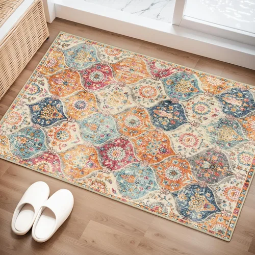 Miniatura 18 de Lahome - Alfombra de marroquí tejida, alfombra para cocina, pasillo, antideslizante, pasillo para entrada, pasillo de lavadero, dormitorio, 274 x
