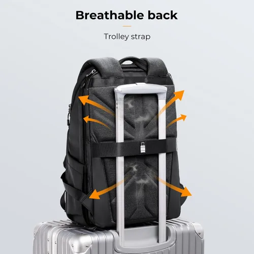 Miniatura 6 de K&F CONCEPT Mochila para cámara, carcasa rígida de 20 L, bolsa para cámara de fotografía, funda rígida con soporte para trípode y compartimento