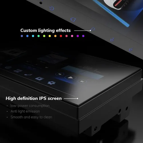 Miniatura 2 de Haudio Estéreo de auto de doble DIN de 7 pulgadas con CarPlay inalámbrico y Android Auto, Bluetooth, navegación GPS, cámara de respaldo, sistema