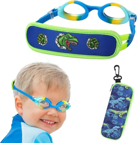 Miniatura 23 de Gafas de natación para niños de 2 a 6 años, gafas para niños sin jalar el cabello, gafas para niños con banda para la cabeza acolchada 1pk Kids