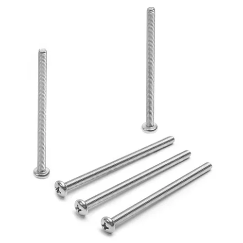Miniatura 35 de Tornillos de máquina de jalar de perilla M4-0.028x0.197 in M4-0.028x0.197 in Tornillos de cabeza plana métrica Phillips Drive Tornillo de cabeza