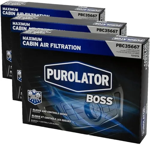 Miniatura 9 de Purolator PBC35667 PurolatorBOSS Filtro de aire de cabina automotriz con carbón activado, filtro de repuesto OEM para compartimento de pasajeros