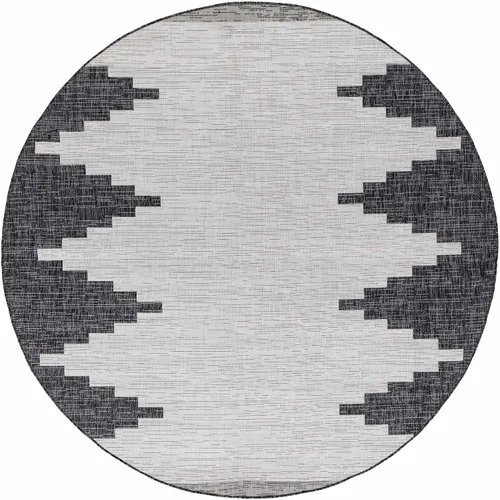 Miniatura 35 de Hauteloom Eris - Alfombra para exteriores, alfombra de patio para porche, exterior, alfombra impermeable, geométrica, marrón, crema, beige, 2 x 2