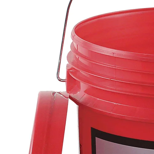 Miniatura 3 de AFF Cubo resistente de 5 galones con tapa, rojo, 1 paquete, AFFBUCKET