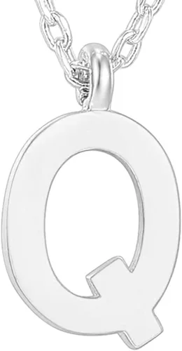 Miniatura 3 de PAVOI - Collar con dije de inicial chapado en oro de 14quilates, collar de letra para mujer