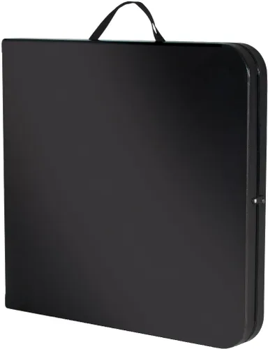 Miniatura 8 de COSCO Mesa de banquete plegable por la mitad de 6 pies con asa, negro