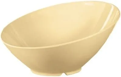 Miniatura 17 de G.E.T. B-792-W - Cuenco en ángulo para servir en cascada para ensaladas, arroz y postre, 24 onzas / 9.25 pulgadas, color blanco