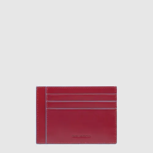 Miniatura 3 de Piquadro Estuche para tarjetas de crédito para hombre, impresión, talla única, Rojo -, Estuche para tarjetas de crédito