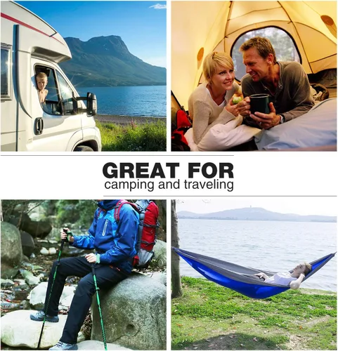 Miniatura 3 de REDCAMP Forro polar para saco de dormir con capucha para adultos, clima cálido o frío, manta de campamento larga con cremallera de tamaño Gris