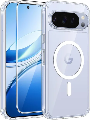 Miniatura 180 de FNTCASE - Funda para iPhone 16 Pro: magnética, mate, translúcida, de grado militar, protectora contra caídas, resistente, fina, duradera y a prueba