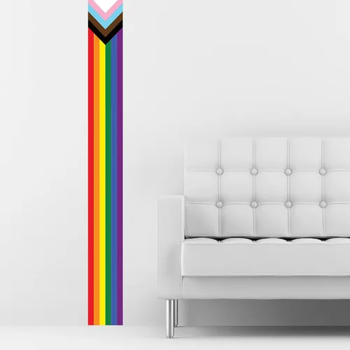 Miniatura 29 de Pegatinas de pared con diseño de rayas de orgullo – LGBTQ+ Pride Decor (Philadelphia POC)