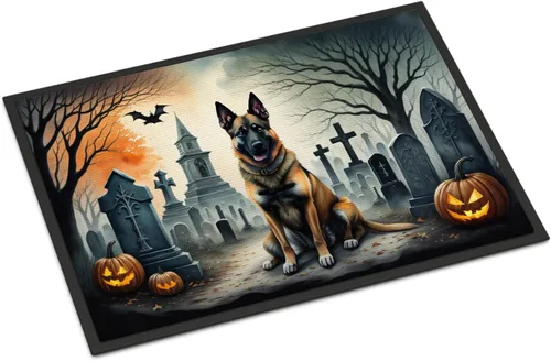 Miniatura 72 de Caroline's Treasures DAC2011MAT - Felpudo de Halloween espeluznante con diseño de Beagle, de 18 x 27 pulgadas, para interiores y exteriores