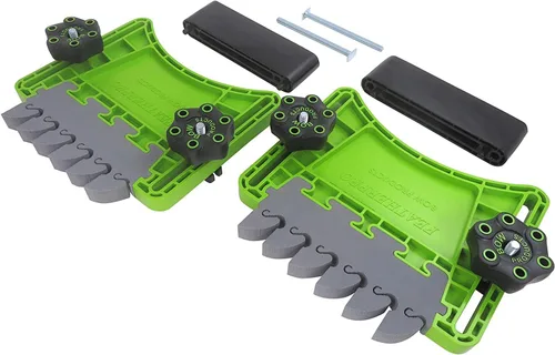 Miniatura 3 de BOW Products FeatherDUO FP3 - Guía de empuje para sierras de mesa, mesas de router y sierras de cinta - Guía de empuje apilable con aletas de EVA