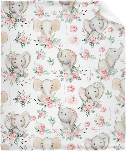 Miniatura 13 de Manta de elefante con globos, manta de franela súper suave y ligera para niños, adultos, adecuada para sofá, cama, campamento, viajes, todas