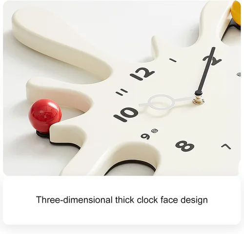 Miniatura 4 de Wall Clock, Creative Water Drop Silent Wall Clock, Three-Dimensional Wall Clock Numbers are Clear, Bedroom, School, Living Room(Black)