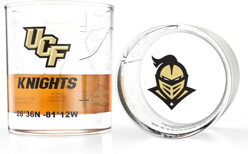 Miniatura 55 de Greenline Goods – Vasos de Whiskey de la Universidad Estatal de Michigan Spartans (Set de 2), 10 oz – Logo de Color Completo + Mapa del Campus