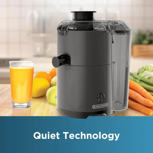 Miniatura 4 de Exprimidor silencioso de frutas y verduras, JE2500B - Extractor de jugo de 400 vatios - Exprimidor silencioso de frutas y verduras, puedes disfrutar