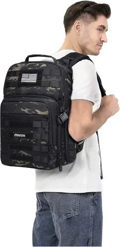 Miniatura 6 de MOSISO Mochila para cámaras réflex digital de un solo objetivo, réflex de un solo objetivo o sin espejo, estuche táctico para cámara de fotografía
