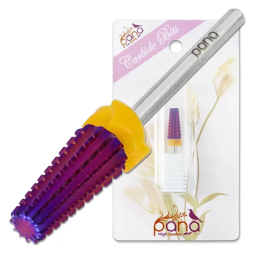Miniatura 19 de PANA Broca de Carburo para Uñas 5 en 1 – Rotación Bidireccional para Uso con Ambas Manos Izquierda y Derecha – Eliminación Rápida de Acrílico o Gel