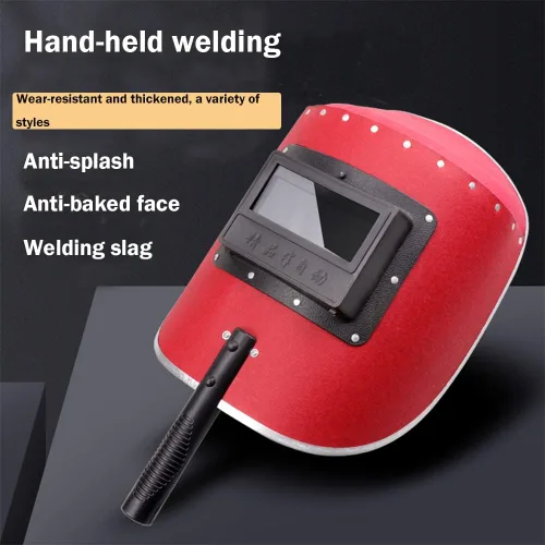 Miniatura 4 de Utoolmart Máscara de soldadura Escudo de mano semiautomático Casco de soldadura Arc Tig Molienda Protector facial con gafas para alta temperatura