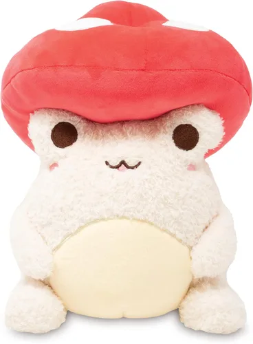 Miniatura 9 de Cuddle Barn PlushGoals - Groovy Daisies Toadstool Wawa The Froggie Soft Kawaii Flower Cute Frog Juguete de peluche de rana, 9 pulgadas