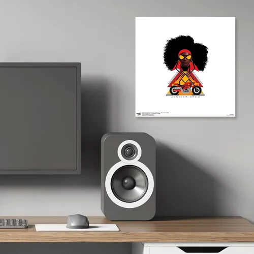 Miniatura 5 de Trends International Gallery Pops Spider-Man: Across the Spider-Verse - Póster de pared con retrato de Jessica Drew, 12.00 x 12.00 pulgadas, versión
