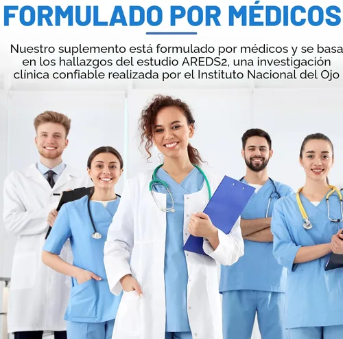 Miniatura 7 de Suplemento de vitaminas y minerales para ojos AREDS 2 — Suplemento de luteína y zeaxantina, vitamina C y E, zinc y cobre para protección contra