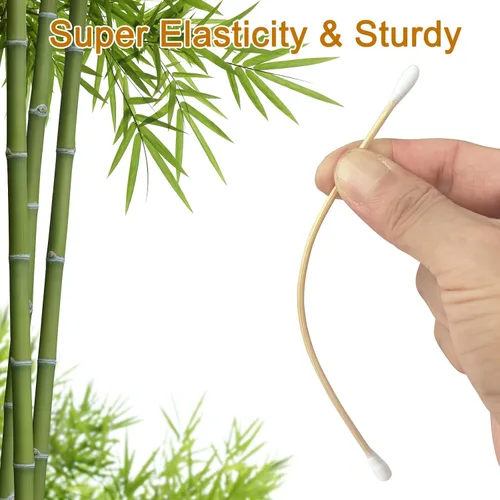 Miniatura 4 de Gun Cleaning Swabs, Dual - Ends Tips, 6 Inch Gun Cleaning Supplies, Long Cotton Swabs with Bamboo Sticks in A Storage Case for Gun Cleaning and