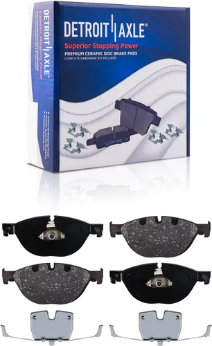Miniatura 100 de Detroit Axle - Pinza de disco del lado del acompañante + pastillas de freno de cerámica de repuesto para Lexus HS250H Toyota RAV4 Prius V Scion xB