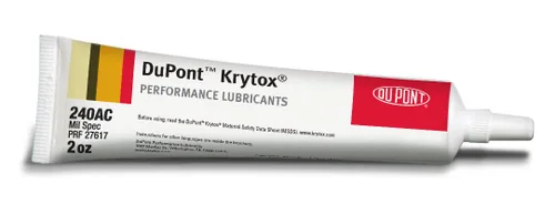 DuPont D12340449 Krytox 240AC Mil-Spec Tubo de grasa MIL-PRF-27617 Tipo III, 2 onzas