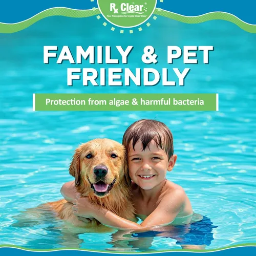 Miniatura 3 de Rx Clear 8 libras de cloro granular para piscina Uso como bactericida, algicida y desinfectante en piscinas, jacuzzis y spas Estabilizado