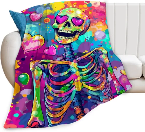 Miniatura 138 de Manta de Polilla Suave y Esponjosa de Vellón Gótico Mariposa Luna Mantas Decorativas Acogedoras y Cálidas de Franela de Felpa Regalos para Niños