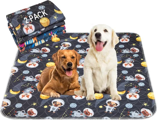 Miniatura 8 de Paw Legend Almohadillas lavables y reutilizables para orina de perro, superabsorbentes (paquete de 2), lavables y reutilizables, almohadillas