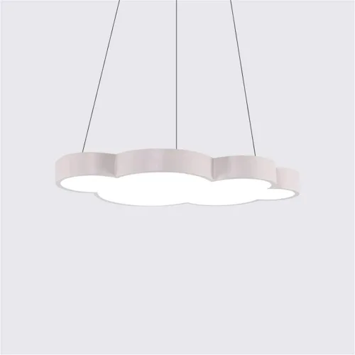 Miniatura 6 de Luces colgantes LED modernas regulables en forma de nube, NIUYAO Kids Room Metal 1 lámpara colgante en acrílico (bombilla incluida)